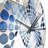 Rustic Cobalt Triangle Symphony - Geometric  Wall Clock-101235995