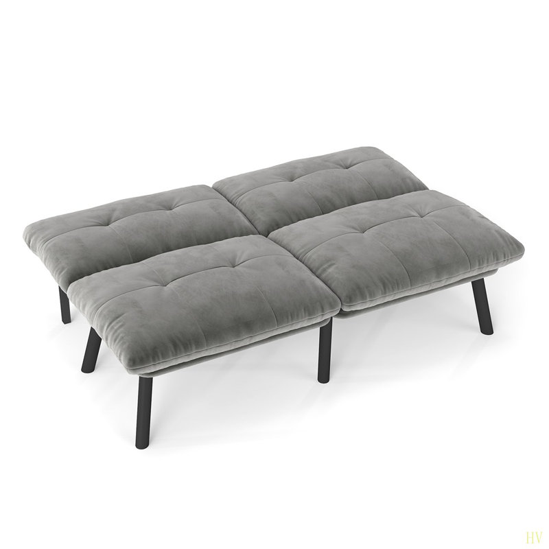 Canapé-lit convertible pliant moderne Canapé-lit convertible pliant pour espaces compacts, Gris