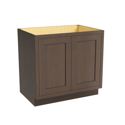 CASAINC Ready-to-Assemble W36"x H34.5"x D25" Kitchen Full-Height Base Cabinet