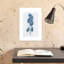 Art mural rétro Decoupage Floral III-721348801