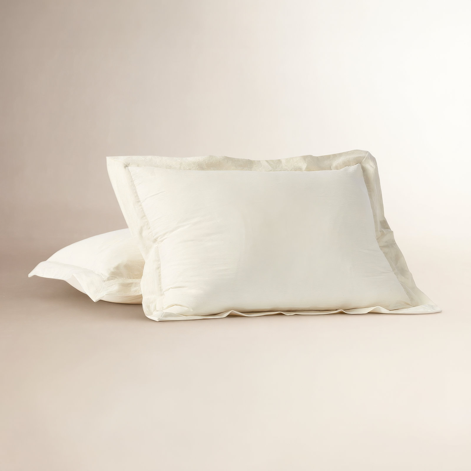 Cloud Soft Organic Sateen Shams, Standard, Undyed