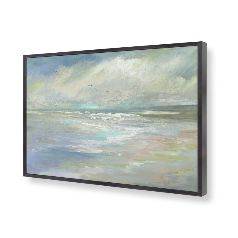 Shoreline Dreams I Print, H 12,25 po x l 15,25 po, Encadrement ouvert, zinc vieilli