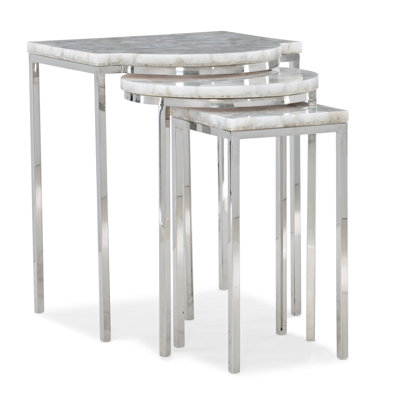 Stone Nesting End Table