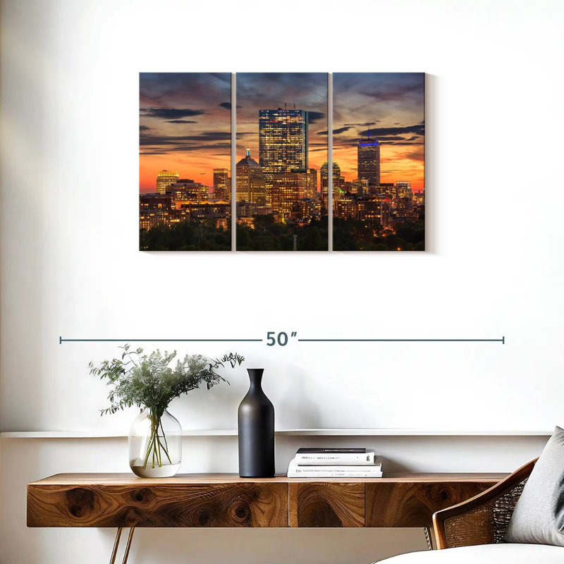 Sireci Boston Nightfall, 20" H x 33" W