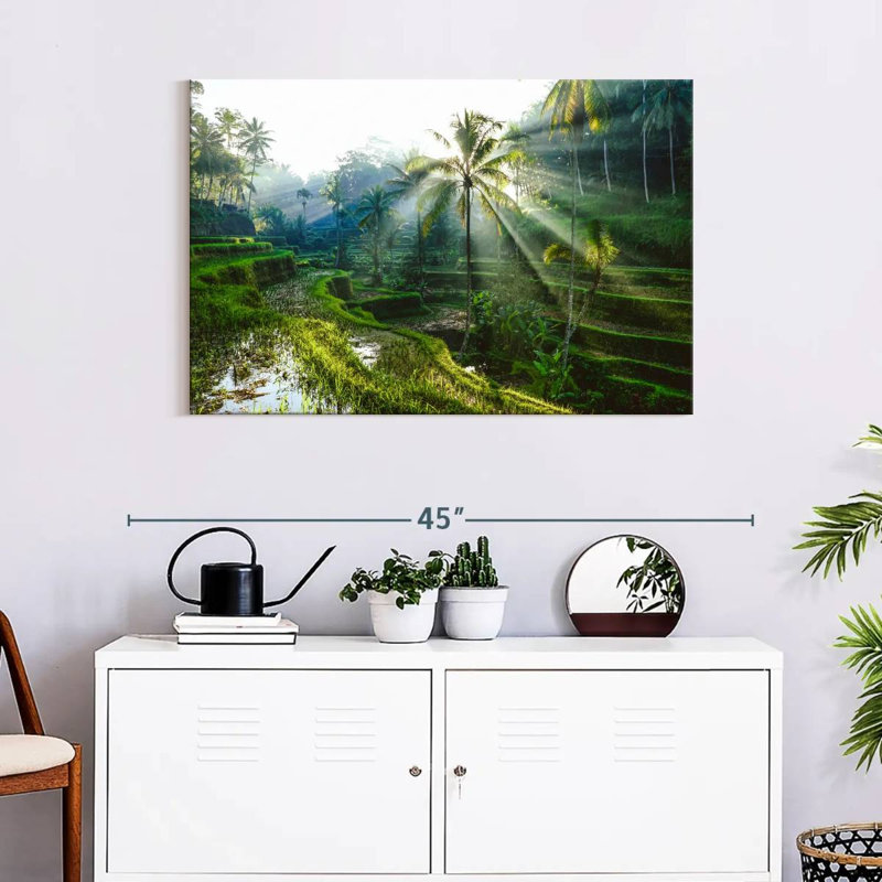 Rizières en terrasses Alvord Bali, H 24 po x l 36 po