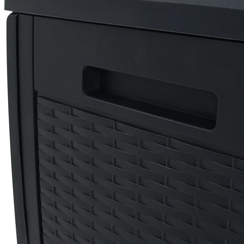 Vidaxl Patio Storage Box 46.9X18.9X23.6" Polypropylene