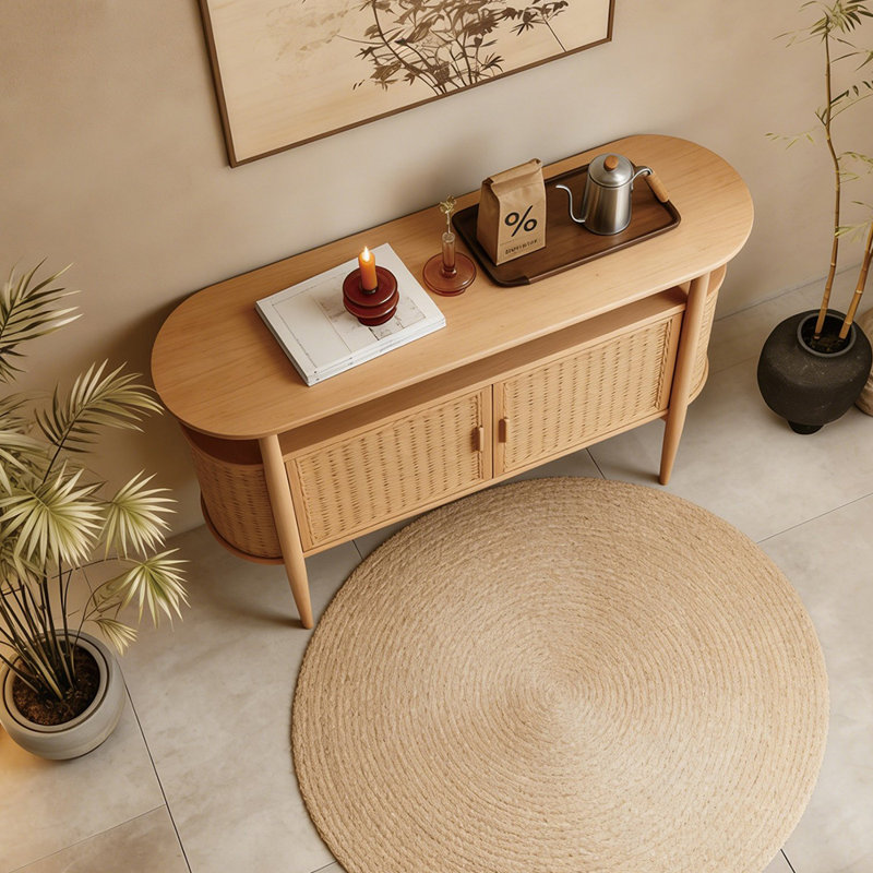 Buffet haut de gamme de style chinois, H 35,4 po x l 47,2 po x P 15,7 po