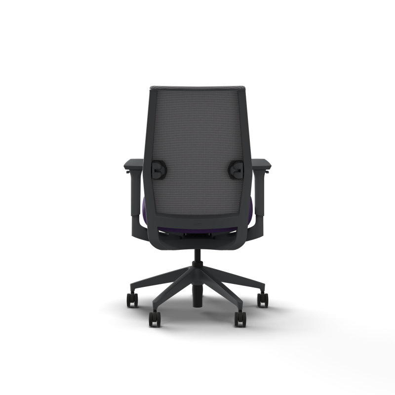 HON Cipher Mesh Ergonomic Office Chair, Charcoal Frame, Iris, Iris, Charcoal