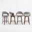 Tabouret de comptoir pivotant rembourré Providence-123200614