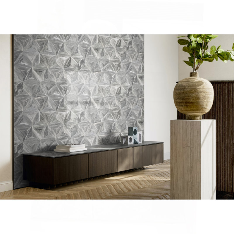Carrelage en marbre Water-Jet, Gris