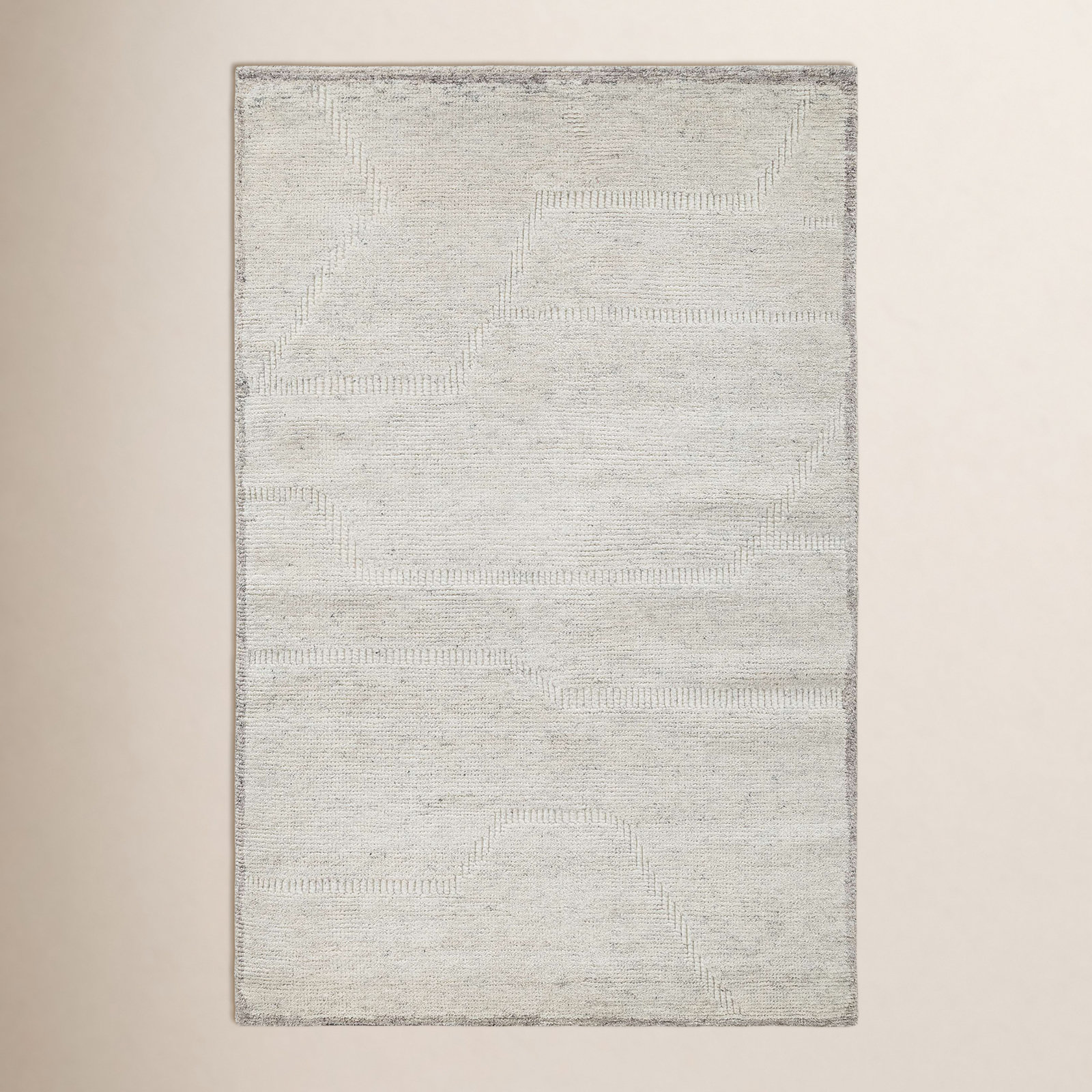 Strobel Hand-Knotted Wool Rug, Rectangle 2' x 3'