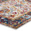 Tapis brun et beige à motif de treillis floral moderne Modway Berit-27259041