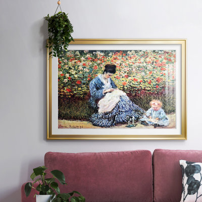 " Madame Monet And Child " by Claude Monet