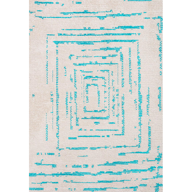 Lignes modernes abstraites carrées, Rectangle 9 pi x 12 pi