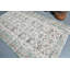 Tapis turc en laine fabriqué à la main avec un motif unique pour le salon - beige / vert