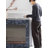 Bulgari-style simulated fire solid wood decorative fireplace