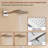 Herathena 4-Function Wall Mounted Luxury Shower System with 6 Body Jets-81076491