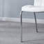 Chaise d'appoint rembourrée en cuir Burcker-2121299746
