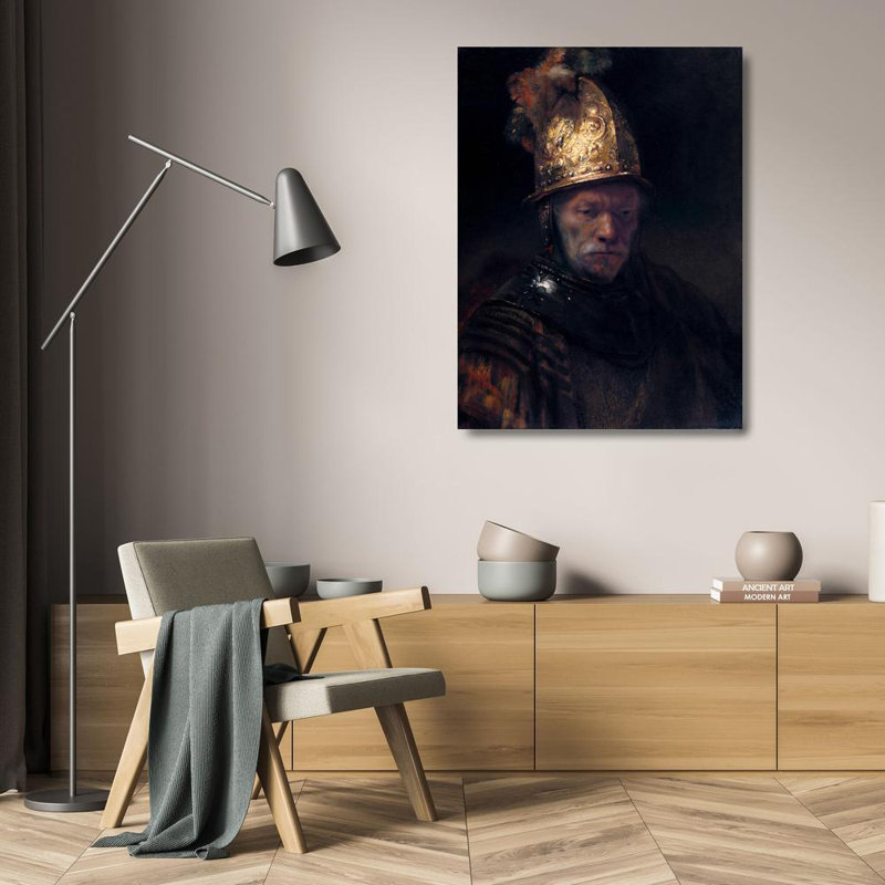 «Man in a Golden Helmet», H 24 po x l 18 po
