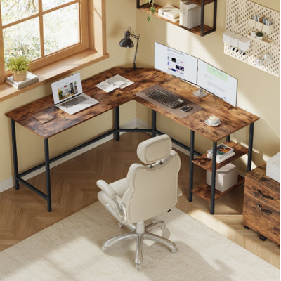 Vaillancourt L-Shape Desk