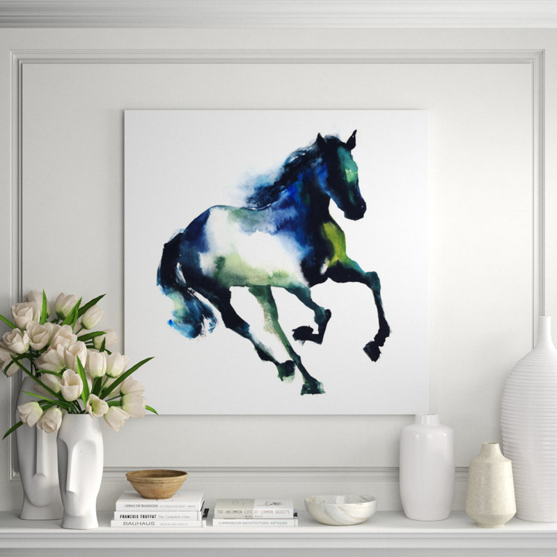 Equestrian Dance III Print by Emma Brooks, 24" H x 24" W, Plexi