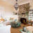 6 - Light Dimmable Geometric Chandelier