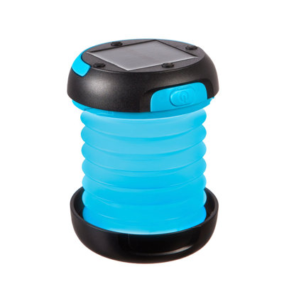 Lanterne solaire en forme de luciole, bleu
