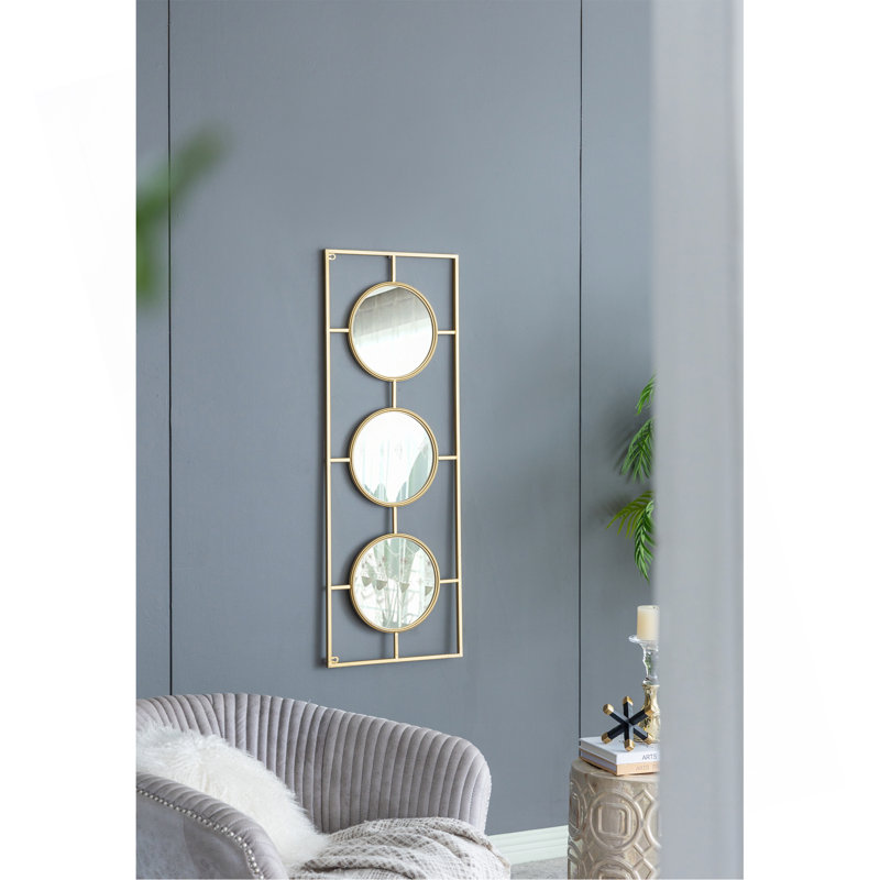 Élégant miroir mural décoratif avec une conception convexe fonctionnelle pour une visibilité accrue et un attrait esthétique