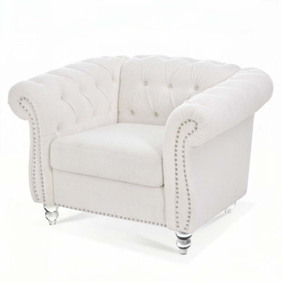 Dushyant Faux Leather Armchair