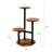 3-Tier Plant Stand, Small Metal and Wood Plant Shelf for Multiple Indoor Plants, Corner Flower Pot Display Rack for Living Room, Bedroom, Balcony