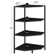 Kempst 31'' Tall Corner Bookcase Set