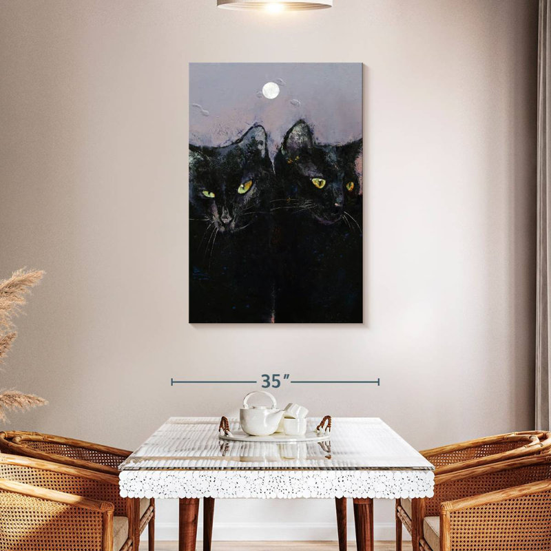 Brampt Gothic Cats, 45" H x 30" W
