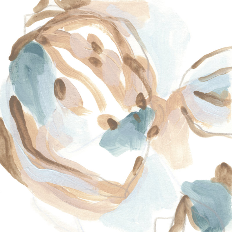Abstracted Shells III by June Erica Vess - Wrapped Canvas Painting, 30cm H x 30cm W x 3.8cm D