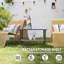 Rectangular 2 - Person 72Cm L Outdoor Coffee Table