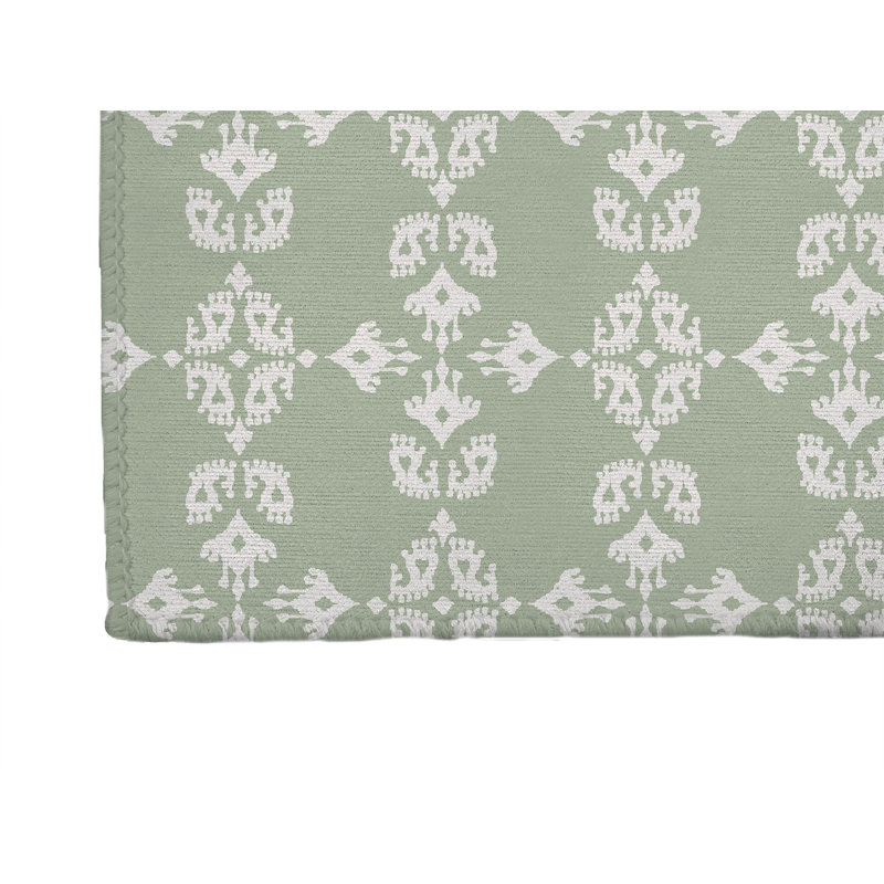 Tapis à linge Cassia, Rectangulaire 3 pi x 5 pi, Vert