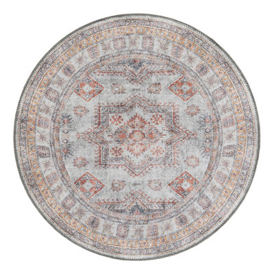Macchione Performance Chenille Floral Indoor Rug