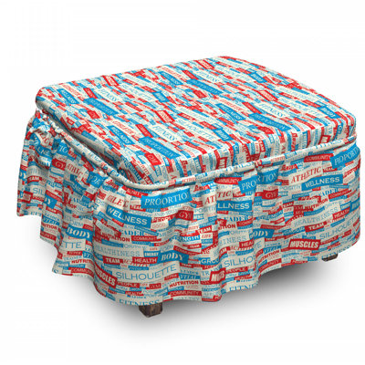 Box Cushion Ottoman Slipcover
