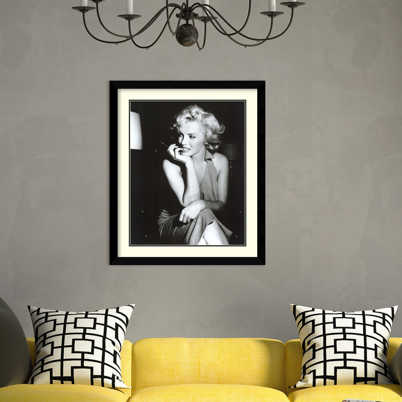Reproduction de photo sur toile tendue, "marilyn monroe, hollywood 1952"