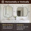Miroir de salle de bain Anayalee Cadre en acier inoxydable-1544176049-1600582681