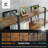 CAPHAUS Wannette 5-Tier Book Shelf, 71” H Vintage Industrial Bookcase with Open Display Shelving