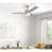 Westinghouse Brinley 52 in. Brushed Nickel Silver LED Indoor Ceiling Fan
