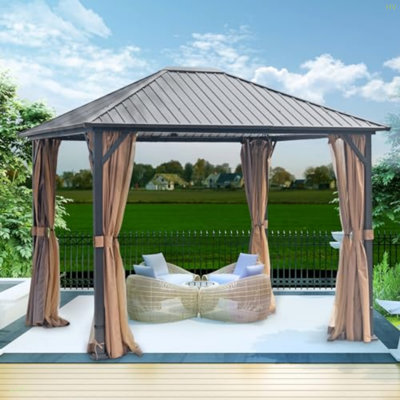 Outdoor Pop-Up Gazebo, Mosquito Net For Patio, Garden, Backyard & Deck