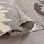 Tapis floral intérieur / extérieur gris-69986550