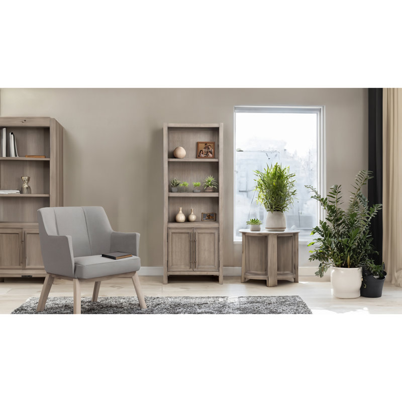 Bibliothèque Cypress Lane, sans assemblage requis, finition chêne blanc