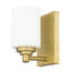 Applique murale en acier 1 lumière Partin-391480764