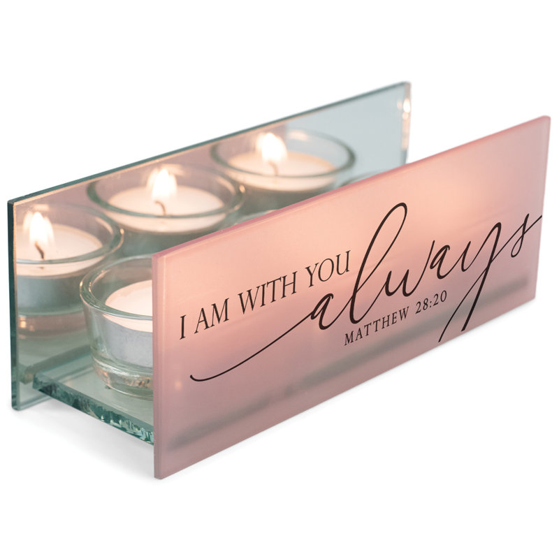 2.5 " Glass Tealight with Candle Included