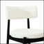 Chaises de salle à manger de style Mid-Century moderne avec dossier ouvert et siège rembourré pour une assise confortable et élégante-1072370019