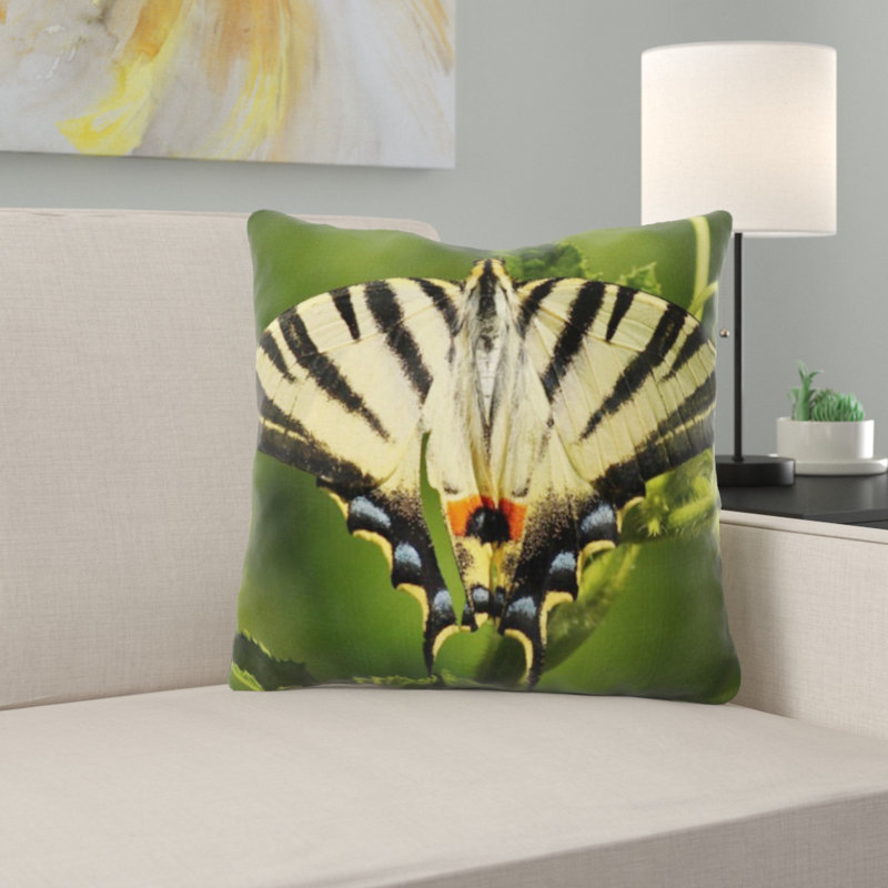 Coussin décoratif papillon