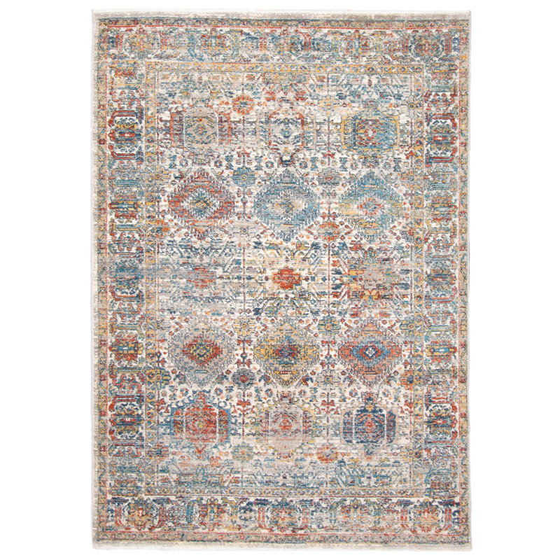 Oriental Indoor Rug, Rectangle 3'11" x 5'11"