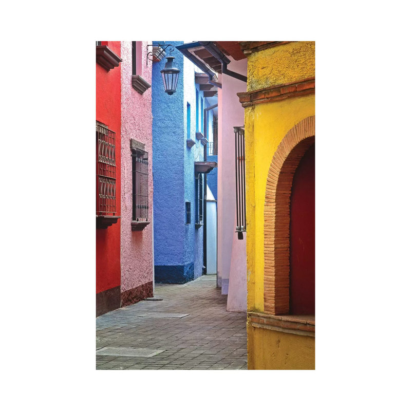 Mexico, Veracruz State. Colorful Colonial Architecture. by Jaynes Gallery - Wrapped Canvas Gallery-Wrapped Canvas Giclée